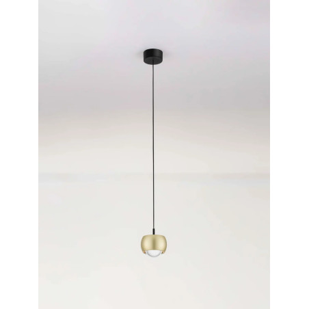 Lampa wisząca punktowa nowoczesna Gano LED 3000K 9,6cm złota