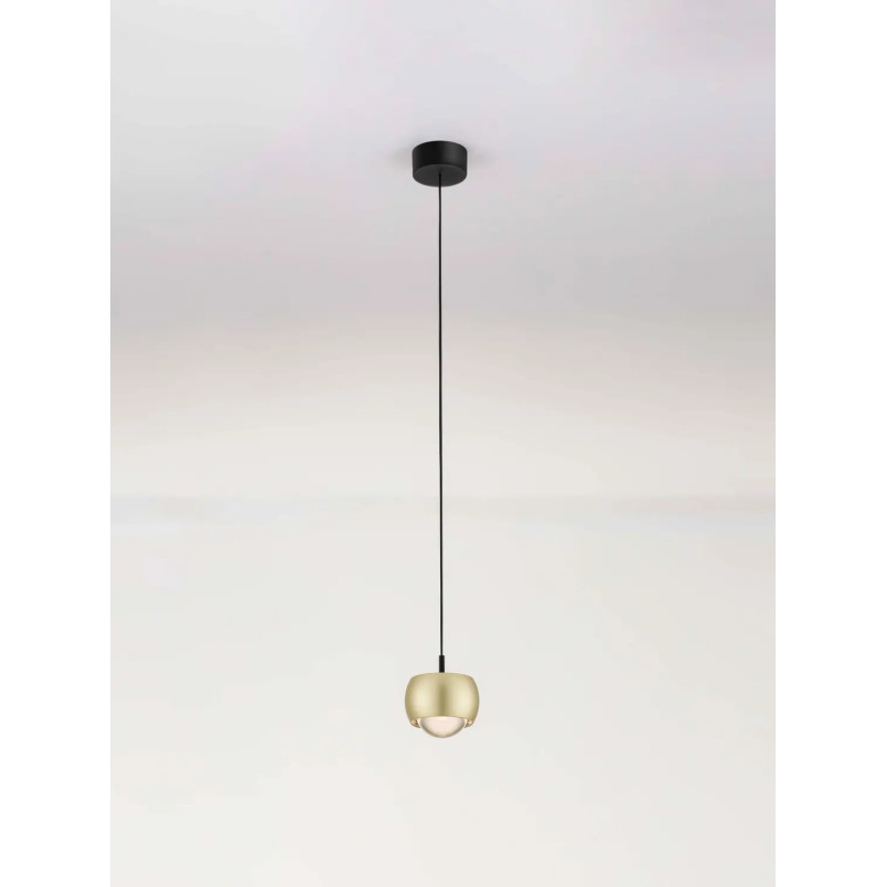 Lampa wisząca punktowa nowoczesna Gano LED 3000K 9,6cm złota