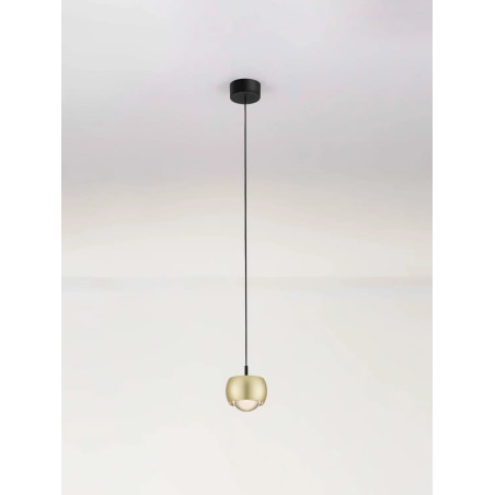 Lampa wisząca punktowa nowoczesna Gano LED 3000K 9,6cm złota