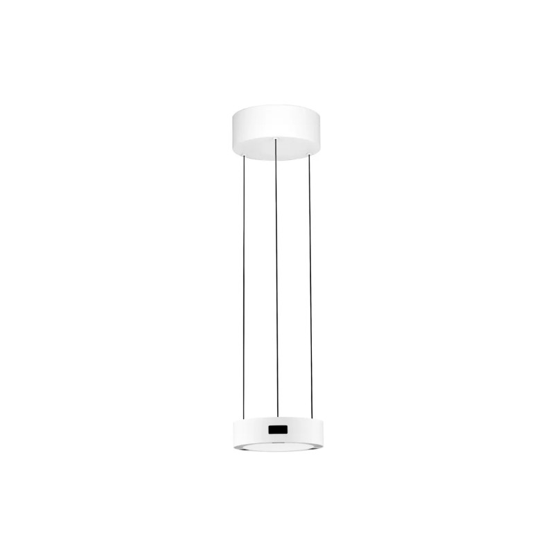 Lampa wisząca okrągła z dotykowym ściemniaczem Timon 20cm LED 3000K biała