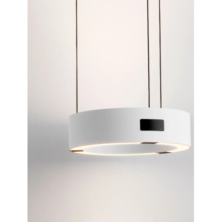 Lampa wisząca okrągła z dotykowym ściemniaczem Timon 20cm LED 3000K biała
