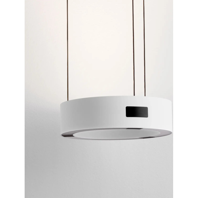 Lampa wisząca okrągła z dotykowym ściemniaczem Timon 20cm LED 3000K biała