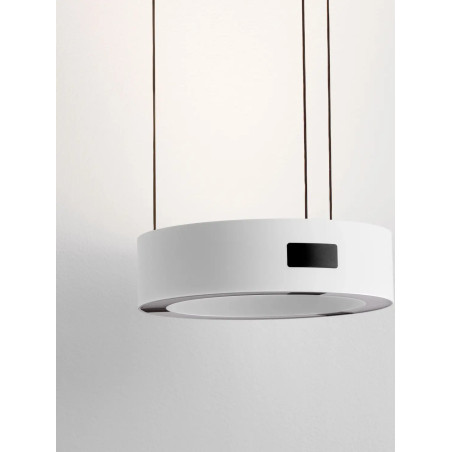 Lampa wisząca okrągła z dotykowym ściemniaczem Timon 20cm LED 3000K biała