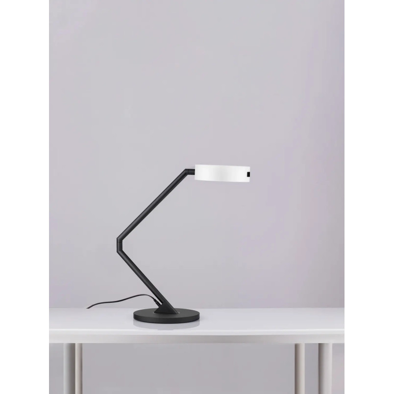 Lampa na biurko z dotykowym ściemniaczem Timon LED 3000K czarno-biała