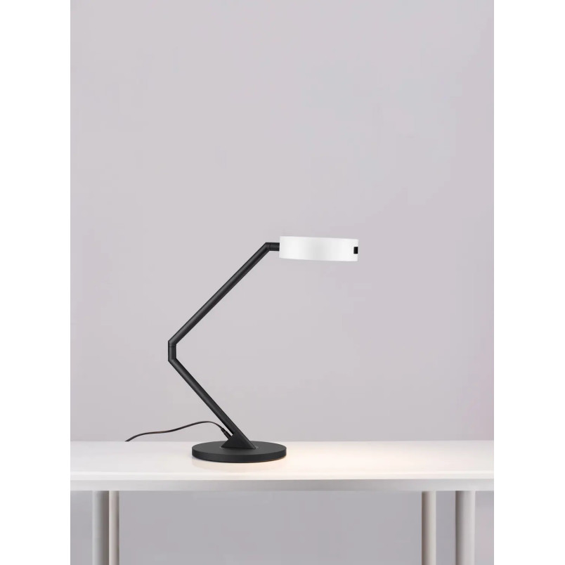 Lampa na biurko z dotykowym ściemniaczem Timon LED 3000K czarno-biała