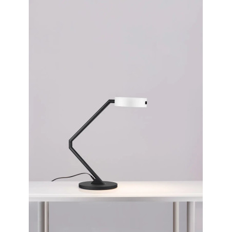 Lampa na biurko z dotykowym ściemniaczem Timon LED 3000K czarno-biała