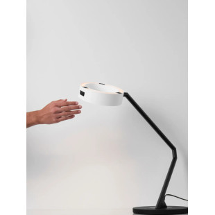 Lampa na biurko z dotykowym ściemniaczem Timon LED 3000K czarno-biała