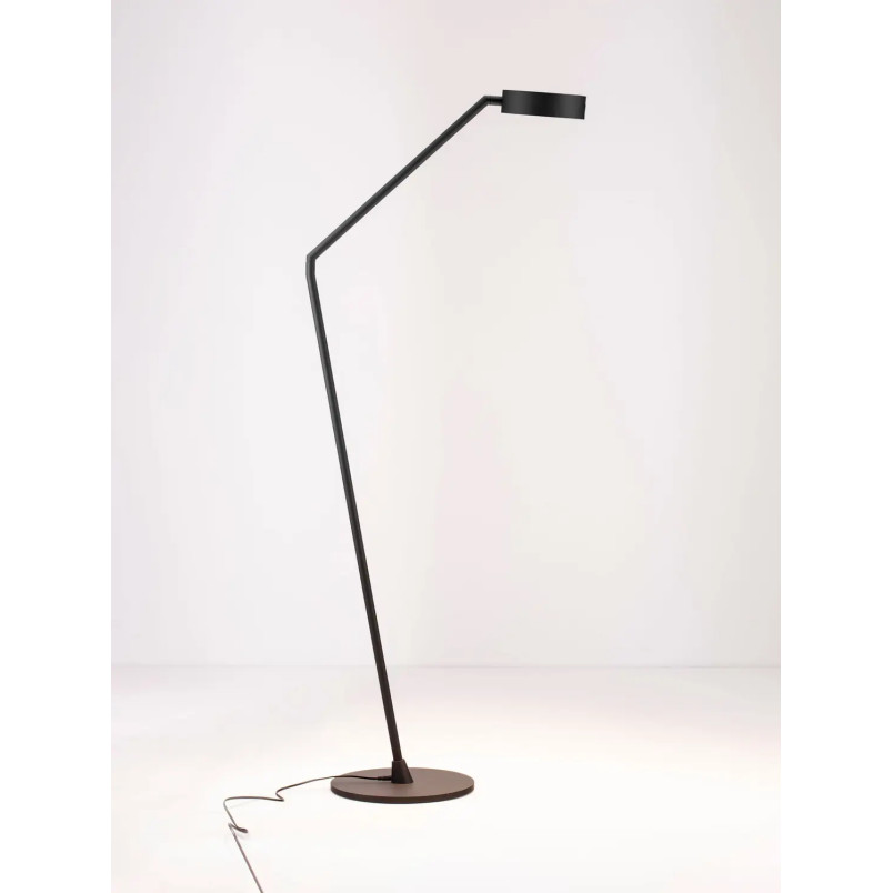 Lampa podłogowa z dotykowym ściemniaczem Timon LED 3000K czarna