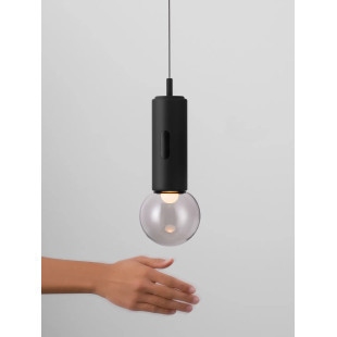 Lampa wisząca kula z dotykowym ściemniaczem Churros 12cm LED 3000K czarna