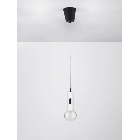 Lampa wisząca kula z dotykowym ściemniaczem Churros 12cm LED 3000K biała