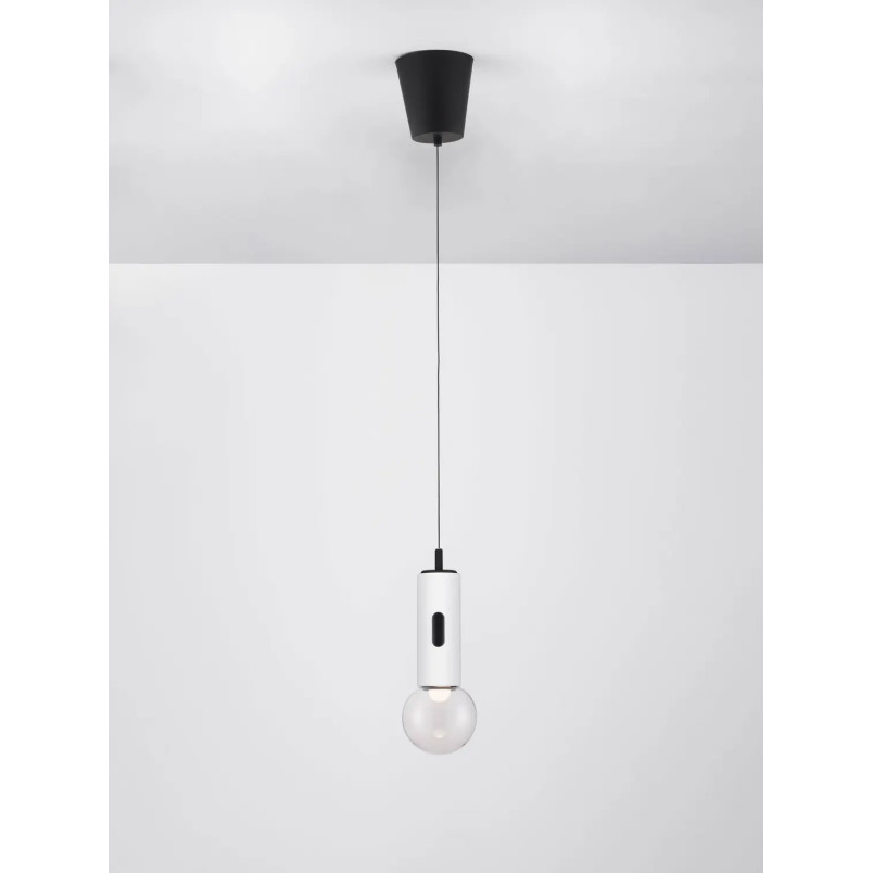 Lampa wisząca kula z dotykowym ściemniaczem Churros 12cm LED 3000K biała