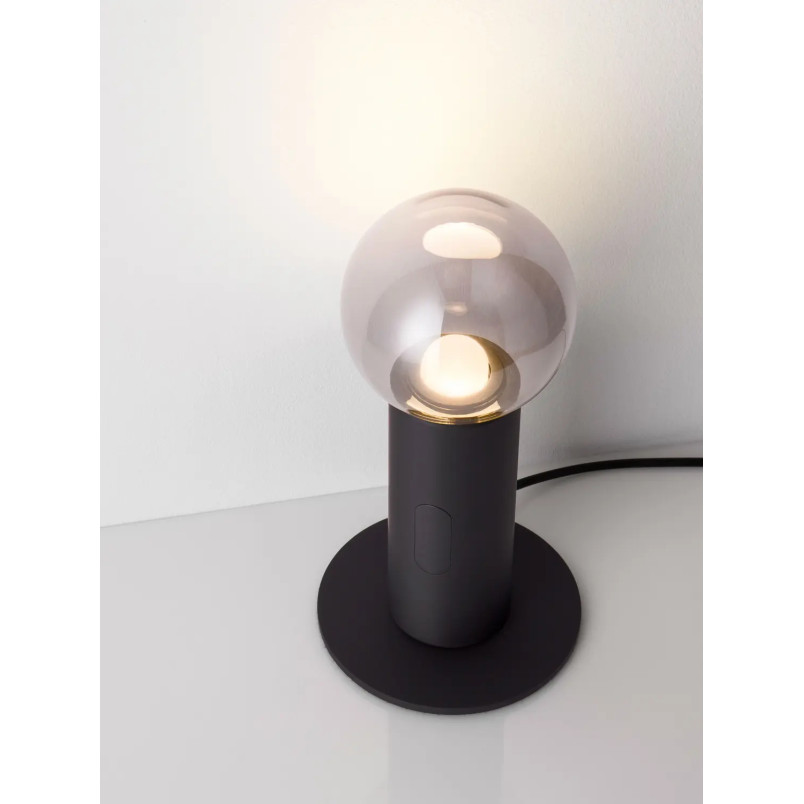 Lampa stołowa kula z dotykowym ściemniaczem Churros LED 3000K czarna