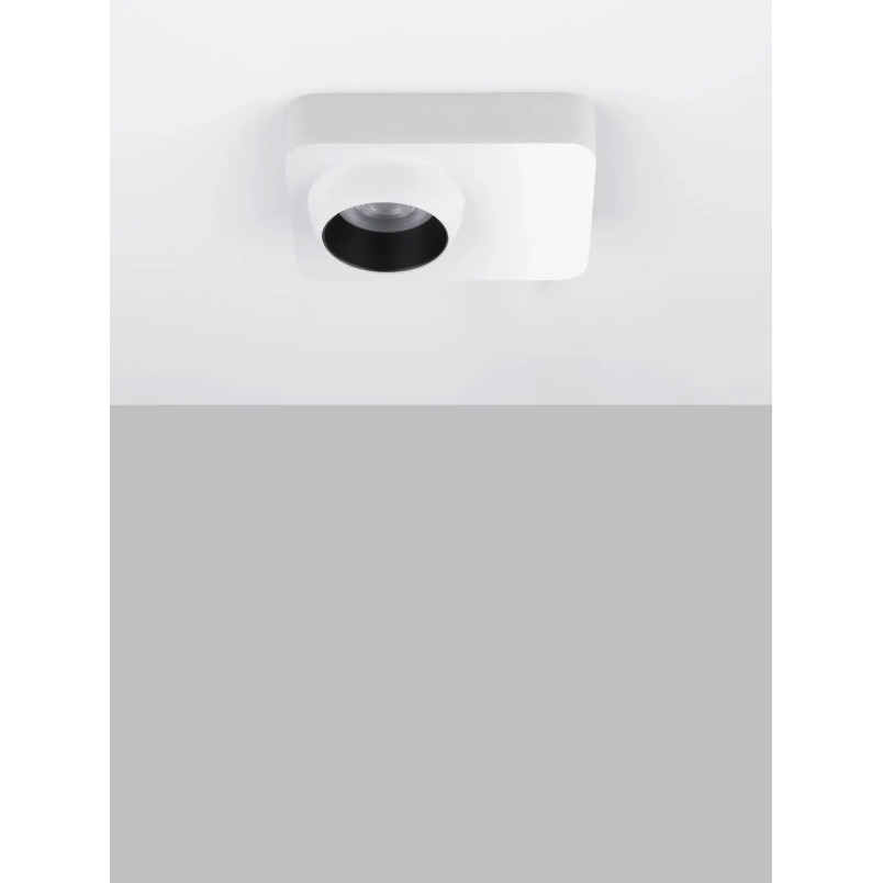 Plafon w kształcie aparatu Carso 14cm LED 3000K biały