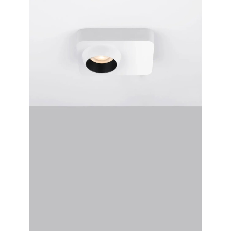 Plafon w kształcie aparatu Carso 14cm LED 3000K biały