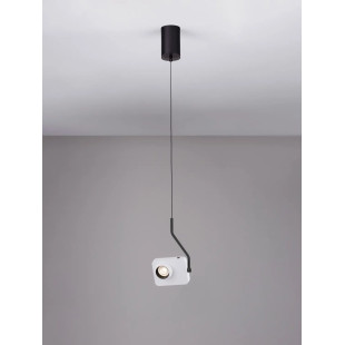 Lampa wisząca - aparat z dotykowym ściemniaczem Carso LED 3000K biała