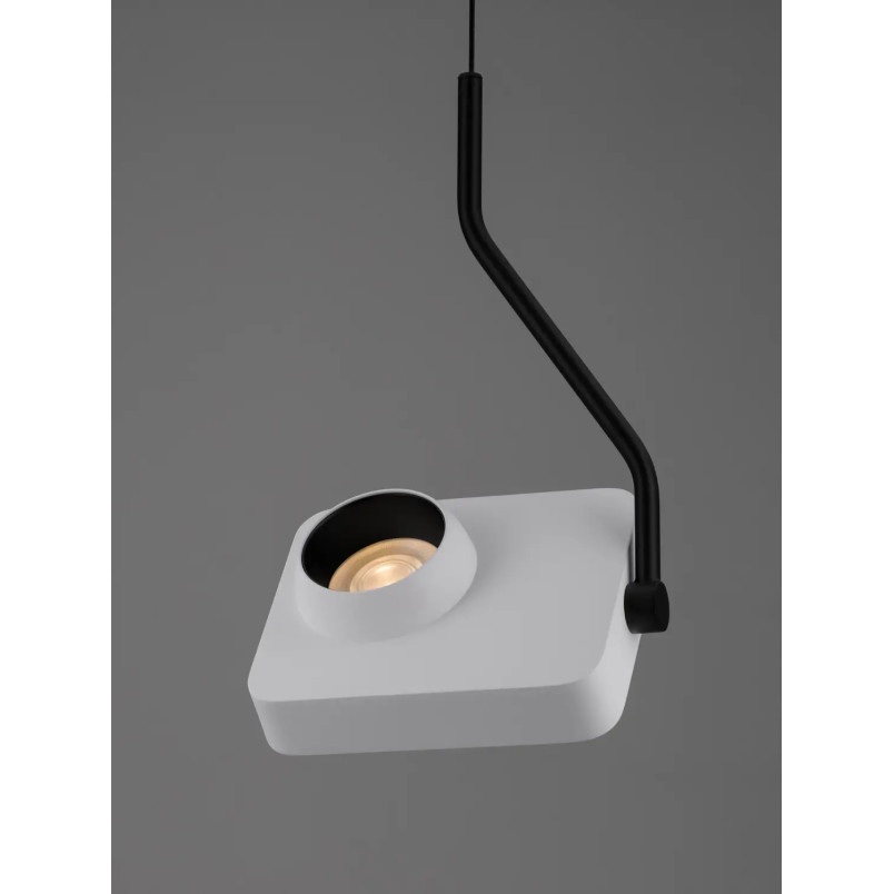 Lampa wisząca - aparat z dotykowym ściemniaczem Carso LED 3000K biała