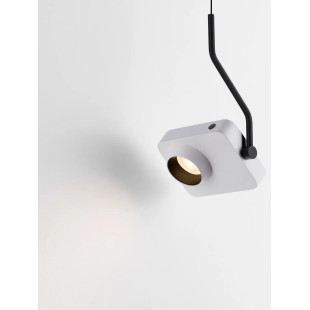 Lampa wisząca - aparat z dotykowym ściemniaczem Carso LED 3000K biała