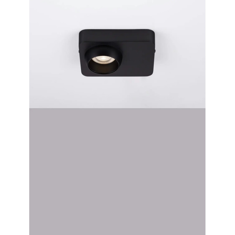 Plafon w kształcie aparatu Carso 14cm LED 3000K czarny