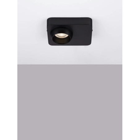 Plafon w kształcie aparatu Carso 14cm LED 3000K czarny