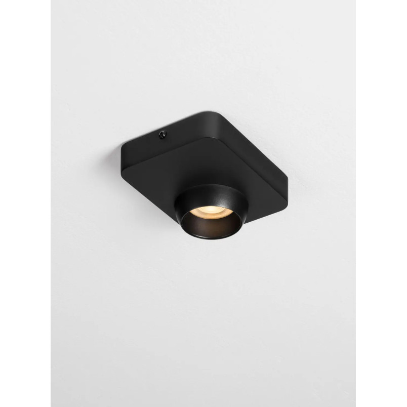 Plafon w kształcie aparatu Carso 14cm LED 3000K czarny