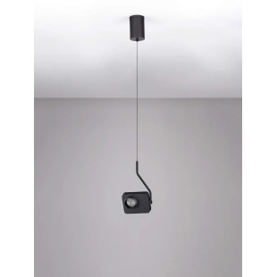 Lampa wisząca - aparat z dotykowym ściemniaczem Carso LED 3000K czarna