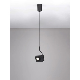 Lampa wisząca - aparat z dotykowym ściemniaczem Carso LED 3000K czarna