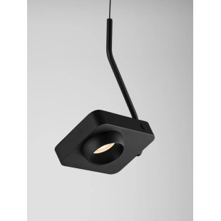 Lampa wisząca - aparat z dotykowym ściemniaczem Carso LED 3000K czarna