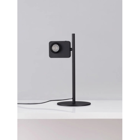 Lampa biurkowa - aparat z dotykowym ściemniaczem Carso LED 3000K czarna