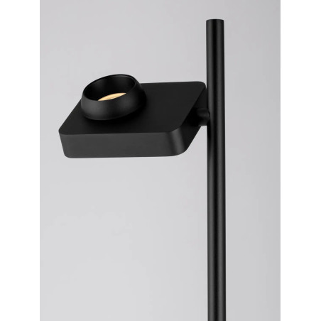 Lampa podłogowa - aparat z dotykowym ściemniaczem Carso H131cm LED 3000K czarna