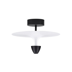 Plafon nowoczesny metalowy Tula LED 3000K 34cm biało-czarny