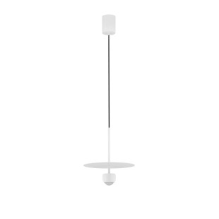 Lampa wisząca z płaskim kloszem Memo LED 3000K 30cm biała