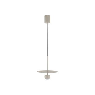 Lampa wisząca z płaskim kloszem Memo LED 3000K 30cm beżowa