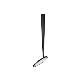 Lampa sufitowa z regulowanym płaskim kloszem Solaro 20cm LED 3000K czarna
