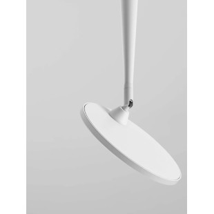 Lampa sufitowa z regulowanym płaskim kloszem Solaro 20cm LED 3000K biała