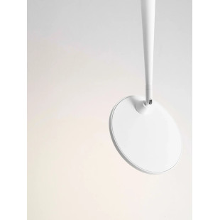 Lampa sufitowa z regulowanym płaskim kloszem Solaro 20cm LED 3000K biała
