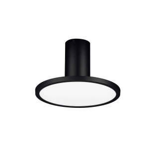 Plafon z płaskim kloszem Solaro 20cm LED 3000K czarny