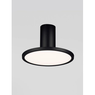 Plafon z płaskim kloszem Solaro 20cm LED 3000K czarny