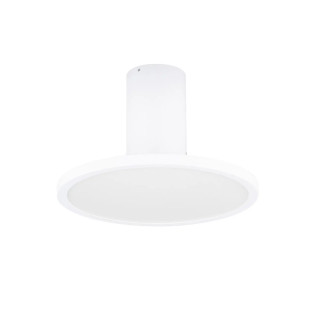 Plafon z płaskim kloszem Solaro 20cm LED 3000K biały