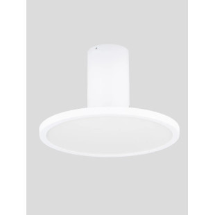 Plafon z płaskim kloszem Solaro 20cm LED 3000K biały