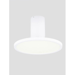 Plafon z płaskim kloszem Solaro 20cm LED 3000K biały
