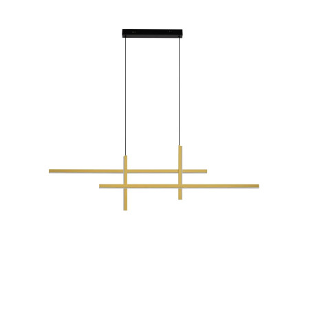 Lampa wisząca nowoczesna ze ściemniaczem triac Gragna LED 3200K 120cm złoto-czarna