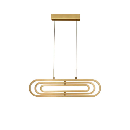 Lampa wisząca nowoczesna ze ściemniaczem Civago 64cm LED 3000K złota