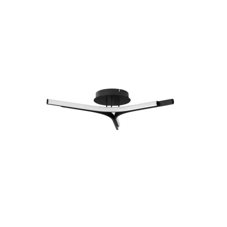 Plafon nowoczesny ze ściemniaczem Groppo 70cm LED 3000K czarny