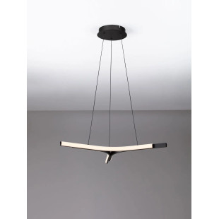 Lampa wisząca nowoczesna ze ściemniaczem Groppo 70cm LED 3000K czarna