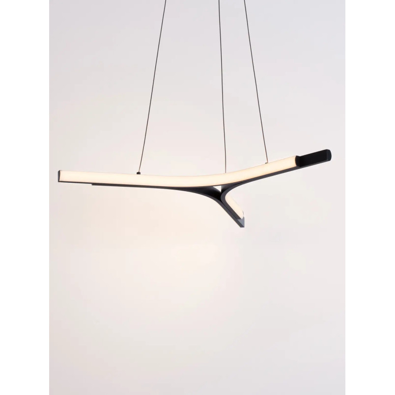 Lampa wisząca nowoczesna ze ściemniaczem Groppo 70cm LED 3000K czarna