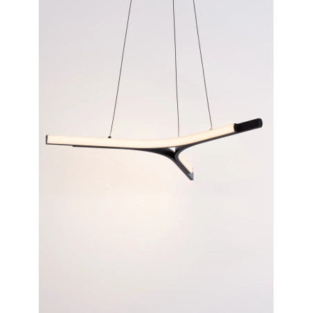 Lampa wisząca nowoczesna ze ściemniaczem Groppo 70cm LED 3000K czarna