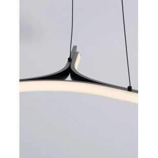 Lampa wisząca nowoczesna ze ściemniaczem Groppo 70cm LED 3000K czarna