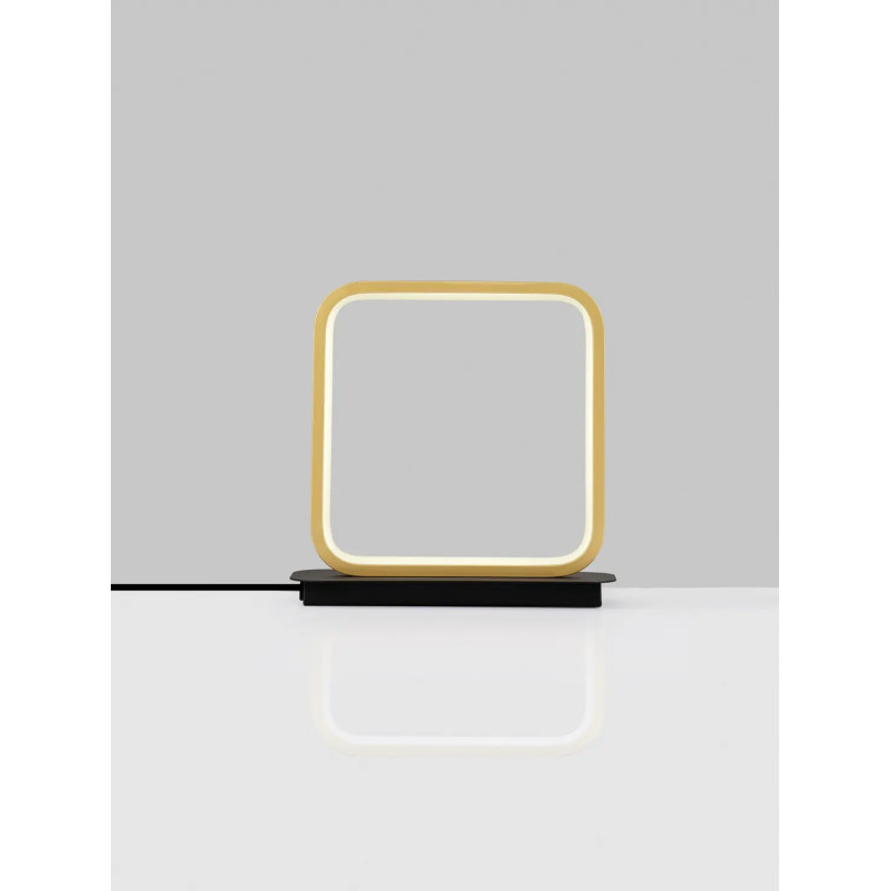 Lampa stołowa nowoczesna Chorro LED 3200K czarno-złota