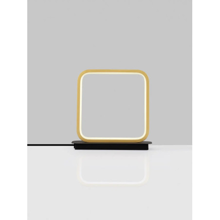 Lampa stołowa nowoczesna Chorro LED 3200K czarno-złota