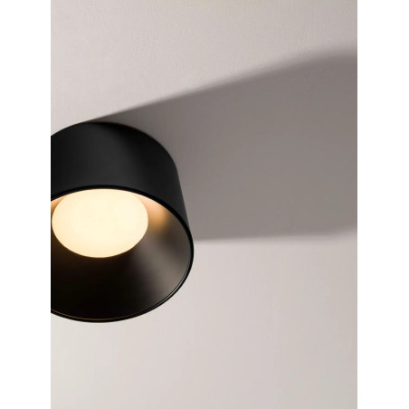 Plafon okrągły modern Eglio 35cm LED 3000K czarny